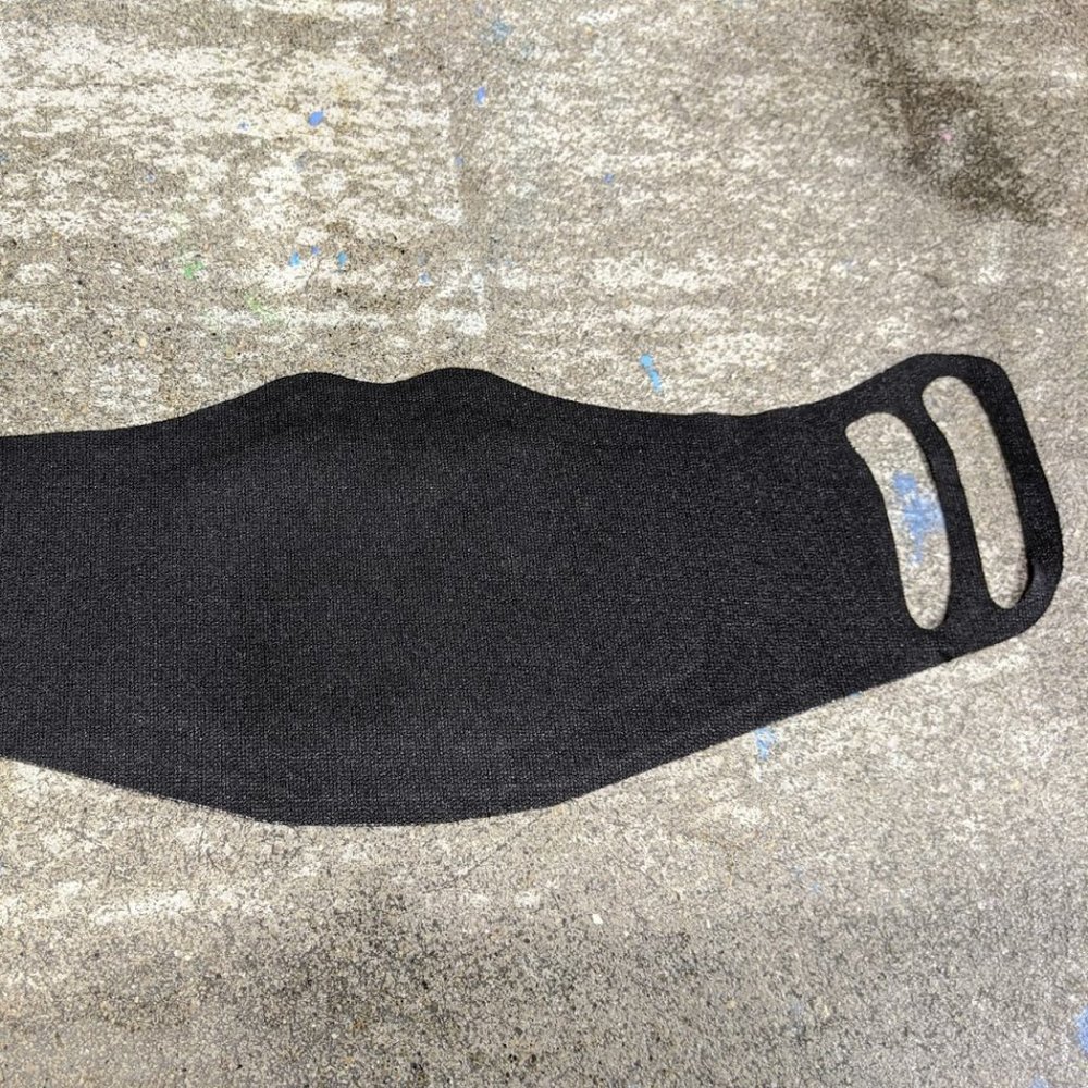 Face mask washable reusable (Black)